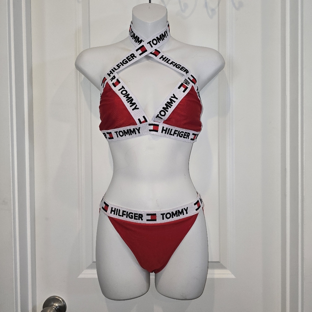 Tommy Hilfiger Red Bikini Set